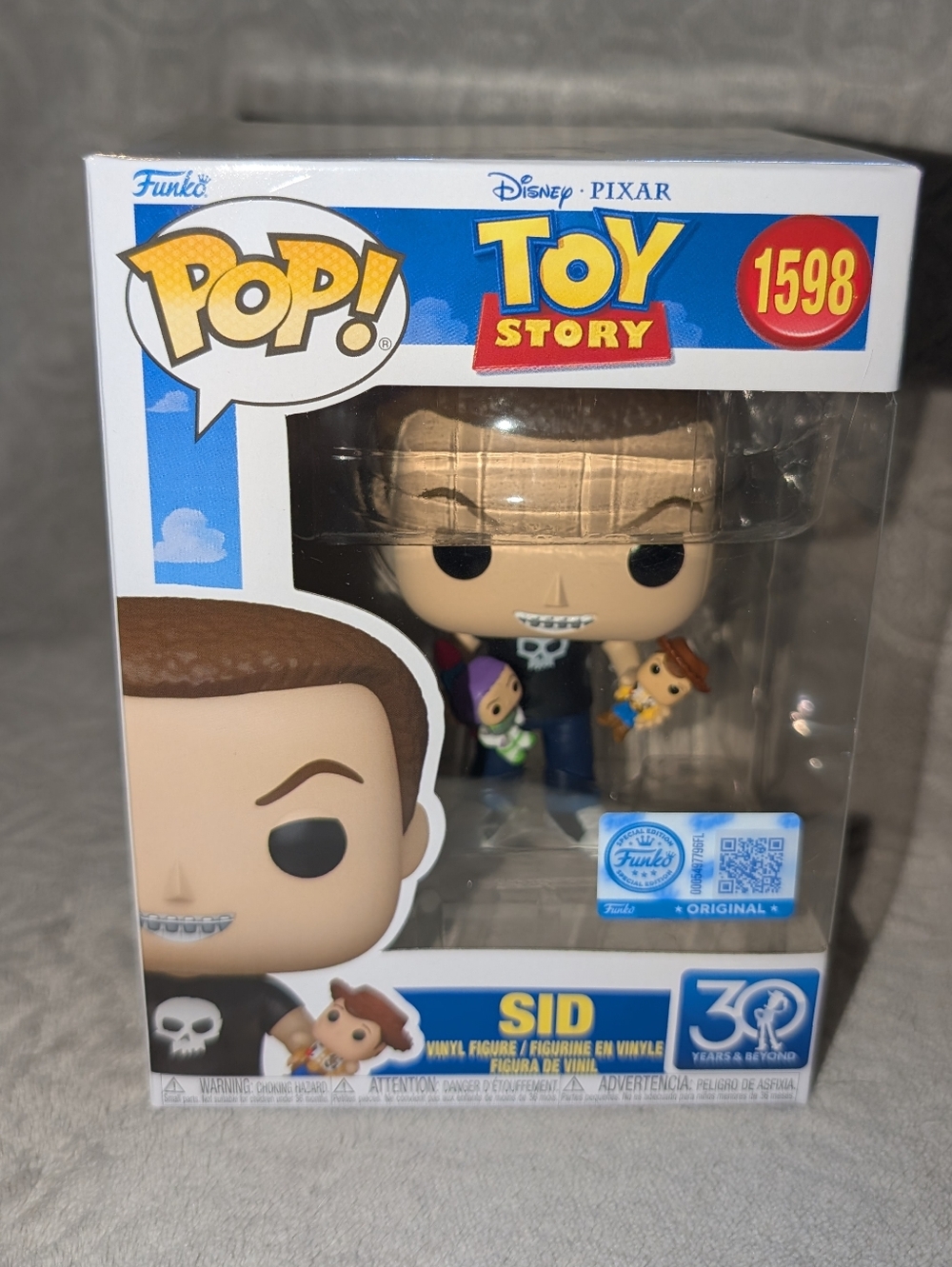 Funko Toy Story SID Pop! Vinyl Figure - Black/Brown/Beige